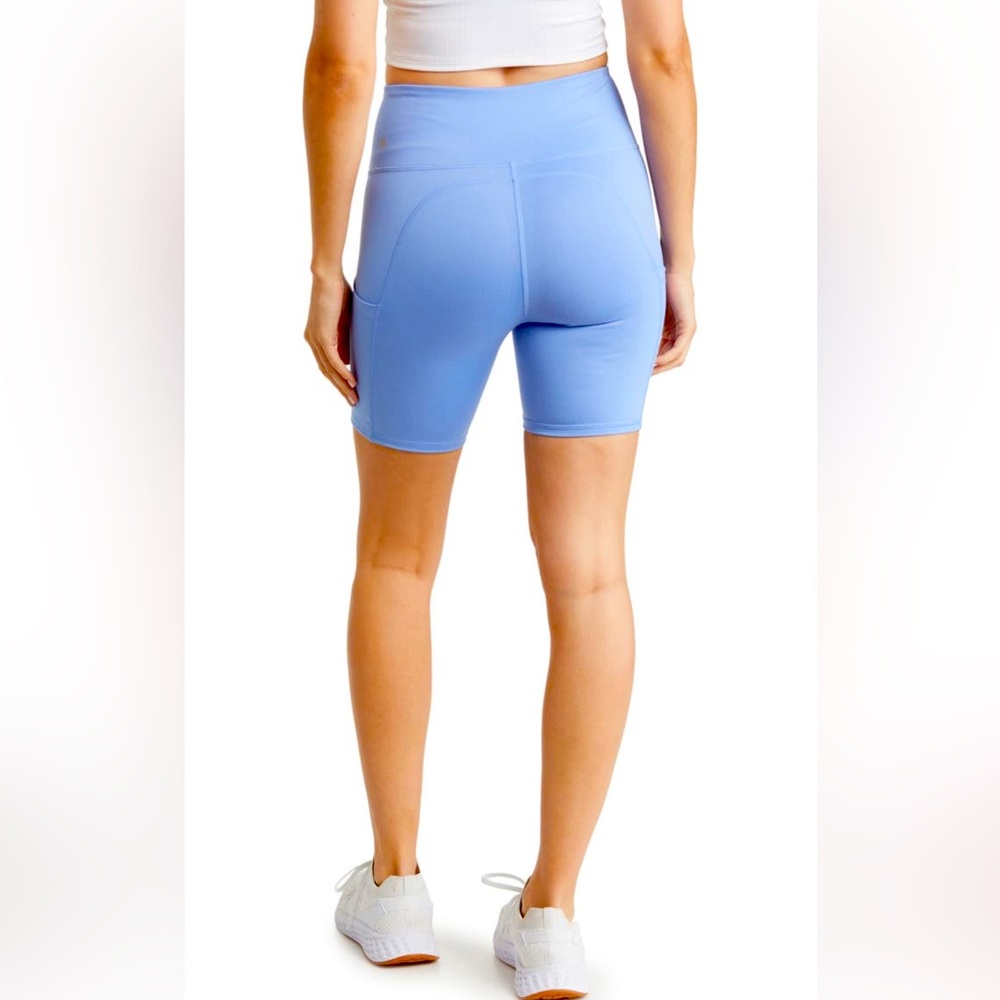 Zella High Waist Moisture Wicking Daily Biker Shorts